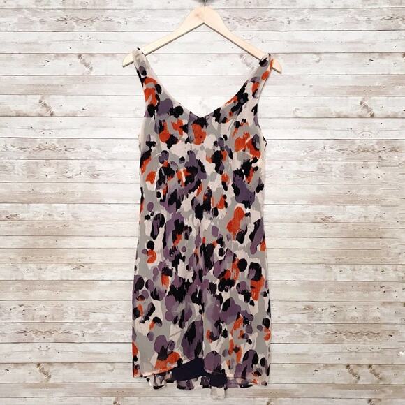 CAbi Radiant Dress Cream Velvet Burnout Floral Autumnal Sleeveless Work Size XS - Picture 1 of 9